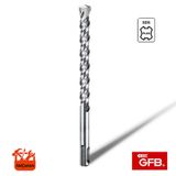 GFB Beton Duvar 16x1000 mm Sds Plus Kanallı Matkap Ucu