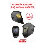 GFB Güneş Enerjili Pilli Otomatik Kararan Kaynak Baş Maskesi | Profesyonel Colormatik Koruma