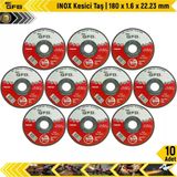 Gfb İnox Kesici Taş | 180X1.6x22.23 Mm | 10 Adet