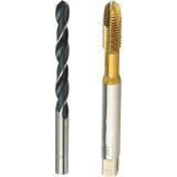 Gfb M14 Titan Kaplı Düz Kılavuz 12Mm Hss Matkap Ucu
