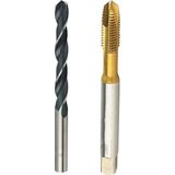 Gfb M2 Titan Kaplı Düz Kılavuz 1.6Mm Hss Matkap Ucu