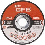 Gfb Metal Kesici Taş 115x1.0x22.23 Inox Kesme Taşı - 50 Adet