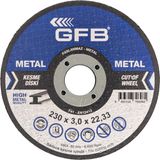 Gfb Metal Kesici Taş 230X3,0X22,23 - 5 Adet - GFB2357 - Siyah