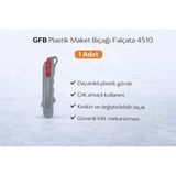 Gfb Plastik Maket Bıçağı Falçata 4510 Profesyonel Maket Bıçağı 1 Adet