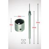 GFB rigour 50mm Beton Duvar Delme Panç + Sds-Plus (250mm) Adaptörlü