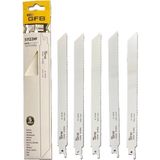 Gfb S1122EF Metal Tilki Kuyruğu Testere 5 Li Paket - Beyaz