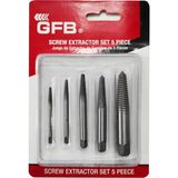 GFB Ters Kılavuz Kırılmış Vida Civata Sökme Seti 3-18 mm 5 Parça