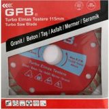 Gfb Turbo Beton Taş Mermer Granit Fayans Kesici Disk 115 Mm