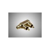 Gfc Life Store Y Fiş – Xy-54t Metal Y Kablo - Gold Y Jak - 1 Dişi 2 Erkek - 1 Adet Trendy 1021572 Gfcsale 2100