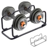 GFertre 2'si 1 Arada Halter Rafı/Halter Rafı Tutucu, Sağlam Çelik Make Strength training Dambıl Rafı, 299 kg Kapasite, Evrensel Dambıl Depolama Standı/Depolama Rafları, Stand Ağırlık Kaldırma Dambıl