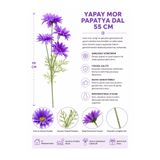 GFSMORE YAPAY MOR PAPATYA DAL 55 CM
