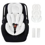 GFU Bebek Araba Koltuğu Ekleme Baş ve Vücut Desteği, Geri Dönüşümlü Yenidoğan Ekleme, Kayış Pedli Carseat için, Erkekler ve Kızlar için Yumuşak Bebek Arabası Minderi Yastık Ekleme, Bebek Arabası için