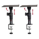 Gfwspkstmndskcmp | Masaüstü Mengeneli Stüdyo | Dj Monitör | Hoparlör Standı | Sehpası | Çift | Yükseklik Ve Eğim 30,5 X 22,9 Cm Eva Astarlı Platformlar Ve 27,2 Kg İle Ayarlanabilir. Ağırlık Kapasitesi