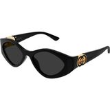 Gg 2121S 001 52 Gucci Güneş Gözlüğü - Siyah