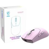 Gg Forge GM340 W Vıolet Gamıng Mouse Max 12000 Dpı 57GR Kablosuz Optık Sensor Oyuncu Faresı