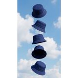 Gg Glow Bucket Şapka Yazlık Balıkçı Kova Şapka Unisex Erkek Kadın Bucket Hat - Tek Beden - Lacivert