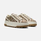 Gg GUCCİ Tennis 1977 Kahverengi Sneaker 45