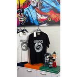 Gg Logo Işlemeli Erkek T-Shirt - 0 Siyah