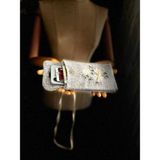 Ggart Handmade Meadov Nakış Işlemeli Keten Telefon Çantası, Telefon Kılıfı V1,79 - Gri