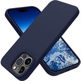 GGM GİYİM & AKSESUAR iPhone 11 ile Uyumlu İçi Kadife Dışı Mat Yapıya Sahip Koruma Sağlayan Lansman Silikon Kılıf (Lacivert)