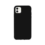 GGM GİYİM & AKSESUAR iPhone 11 ile Uyumlu İçi Kadife Dışı Mat Yapıya Sahip Koruma Sağlayan Lansman Silikon Kılıf (Siyah)