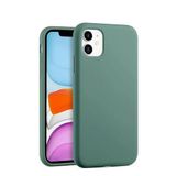 GGM GİYİM & AKSESUAR iPhone 11 ile Uyumlu İçi Kadife Dışı Mat Yapıya Sahip Koruma Sağlayan Lansman Silikon Kılıf (Yeşil)