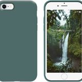 GGM GİYİM & AKSESUAR iPhone 6 / 6S ile Uyumlu İçi Kadife Dışı Mat Yapıya Sahip Koruma Sağlayan Lansman Silikon Kılıf (Yeşil)