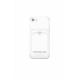 GGM GİYİM & AKSESUAR iPhone 7-8-SE ile Uyumlu Şeffaf Yapıya Sahip Arka Ksımında Kartlık Bölmeli Kolay Kullanım Sağlayan Telefon Kılıfı (Şeffaf)