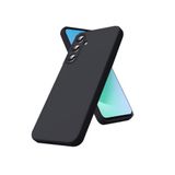 GGM GİYİM & AKSESUAR Samsung Galaxy S26 Plus ile Uyumlu İçi Özel Kadife Kaplı Lansman Kılıf-Kamera Korumalı Silikon,İnce Yapılı,Tam Koruma Sağlayan Kılıf (Siyah)
