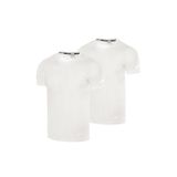 Ghassy Co. Erkek 2'li Paket Dry Fit Atletik Nem Emici Günlük Tshirt BEYAZ S