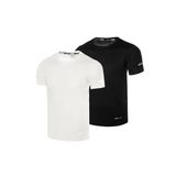 Ghassy Co. Erkek 2'li Paket Dry Fit Atletik Nem Emici Günlük Tshirt Çok renkli XL
