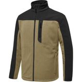 Ghassy Co. Erkek Antipilling Thermal Garnili Tam Fermuarlı Polar Ceket - Bej