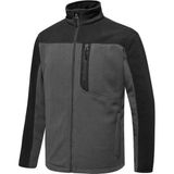 Ghassy Co. Erkek Antipilling Thermal Garnili Tam Fermuarlı Polar Ceket - Füme