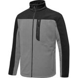 Ghassy Co. Erkek Antipilling Thermal Garnili Tam Fermuarlı Polar Ceket - Koyu Gri