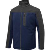 Ghassy Co. Erkek Antipilling Thermal Garnili Tam Fermuarlı Polar Ceket - Lacivert