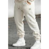 Ghassy Co. Erkek Armalı Günlük Rahat Içi Şardonlu Üç Iplik Paça Lastikli Jogger Eşofman Altı - 2XL - Ekru