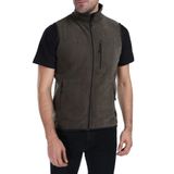 Ghassy Co. Erkek Çok Cepli Koyu Haki Polar Yelek (KOYU HAKİ / M)