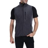 Ghassy Co. Erkek Çok Cepli Outdoor Polar Yelek - Koyu Gri