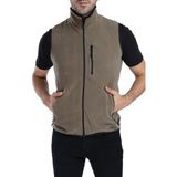 Ghassy Co. Erkek Çok Cepli Outdoor Polar Yelek - M - Açık Haki