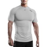 GHASSY CO. Erkek Compression Sports Premium Nefes Alan Hızlı Kuru Koşu Fitnes Reflektör Spor T-Shirt