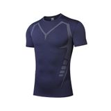 GHASSY CO . Erkek Compression Ultra Esnek Koşu Egzersiz Hızlı Kuruma Nefes Alabilen Kısa Kollu Spor T-shirt