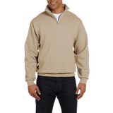 Ghassy Co. Erkek Dik Yaka Silver Yarım Fermuarlı Sweatshirt BEJ L