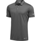 Ghassy Co. Erkek Dry Fit Hızlı Kuruma Nem Emici Teknik Performans Golf Polo Yaka Spor T-shirt FÜME XL