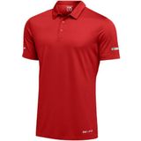 Ghassy Co. Erkek Dry Fit Hızlı Kuruma Nem Emici Teknik Performans Golf Polo Yaka Spor T-shirt KIRMIZI S