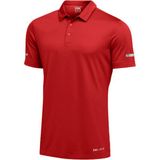 Ghassy Co. Erkek Dry Fit Hızlı Kuruma Nem Emici Teknik Performans Golf Polo Yaka Spor T-Shirt - Kırmızı