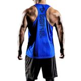 Ghassy Co. Erkek Dry Fit Y-Back Gym Fitness Sporcu Atleti GYM-101 MAVİ S