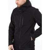 Ghassy Co. Erkek İçi Polarlı Su ve Rüzgar Geçirmez Softshell Spor Mont