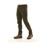GHASSY CO. Erkek Içi Polarlı Tactical Outdoor Su Geçirmez Koyu Haki Softshell Pantolon