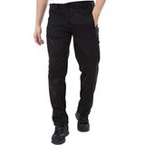 ghassy co. Erkek Içi Polarlı Tactical Outdoor Su Geçirmez Siyah Softshell Pantolon SİYAH, 2XL