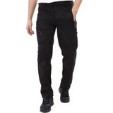 ghassy co. Erkek Içi Polarlı Tactical Outdoor Su Geçirmez Siyah Softshell Pantolon SİYAH, M